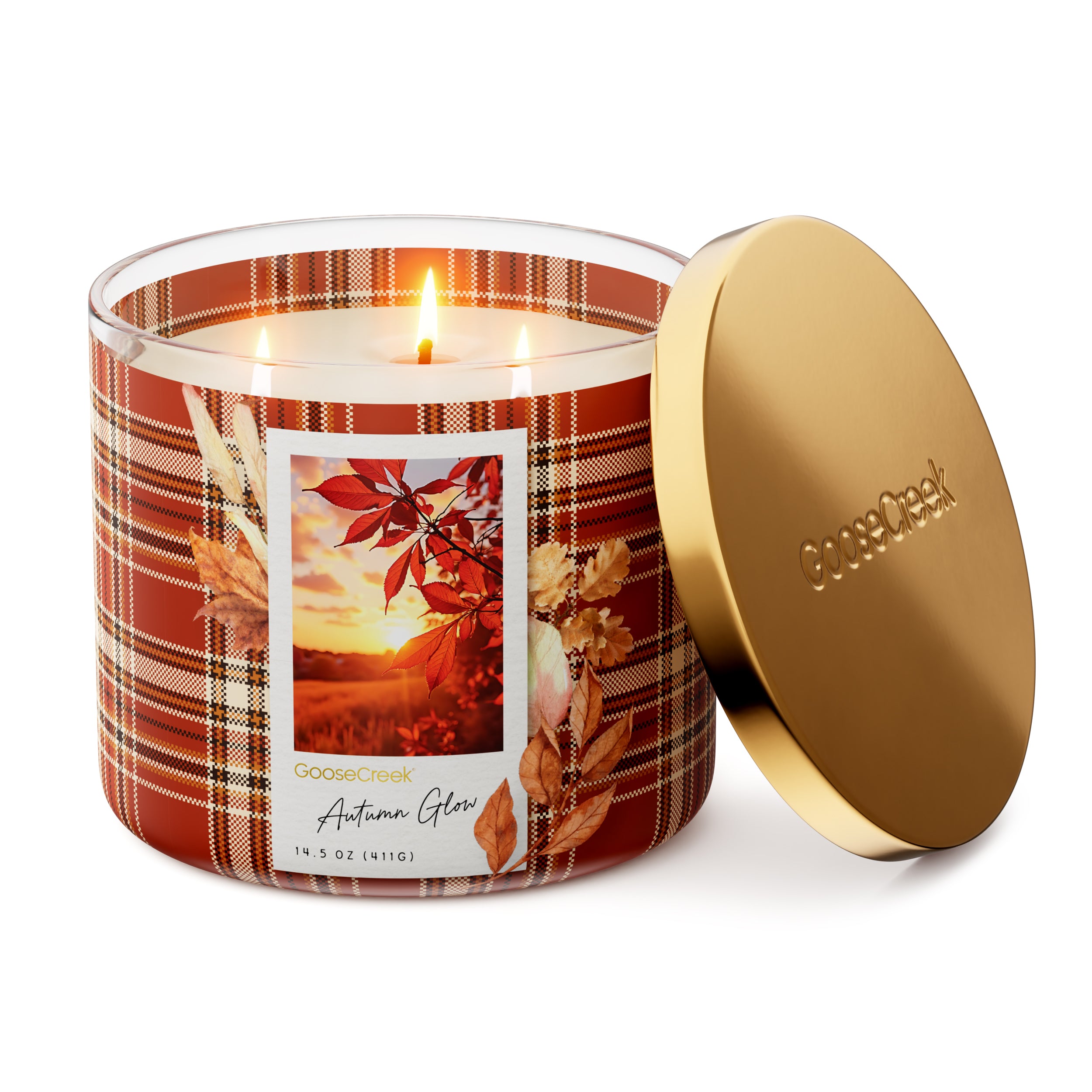 Autumn Glow 3-Wick Candle - Image 3