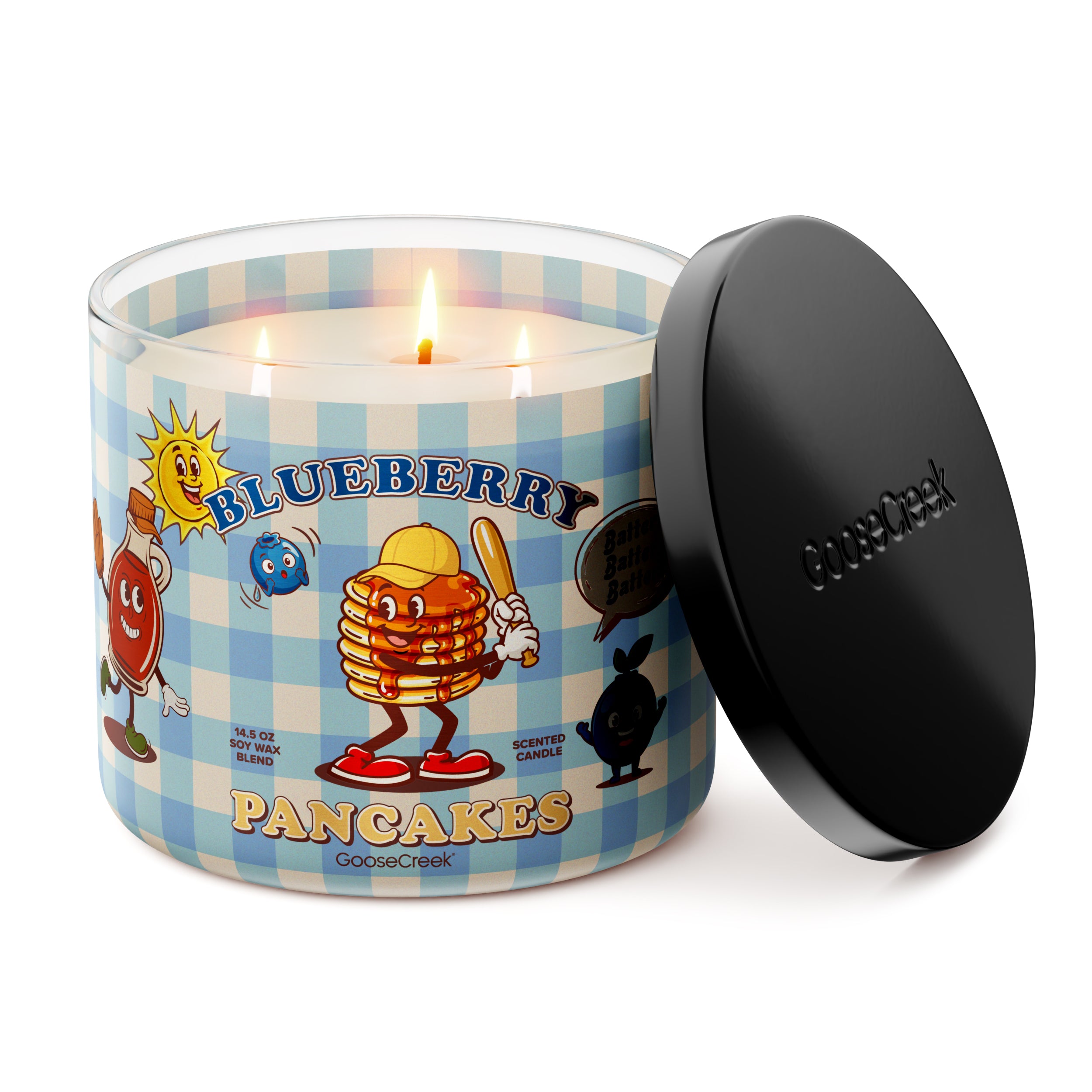 Blueberry Pancakes 3-Wick Candle - Image 3
