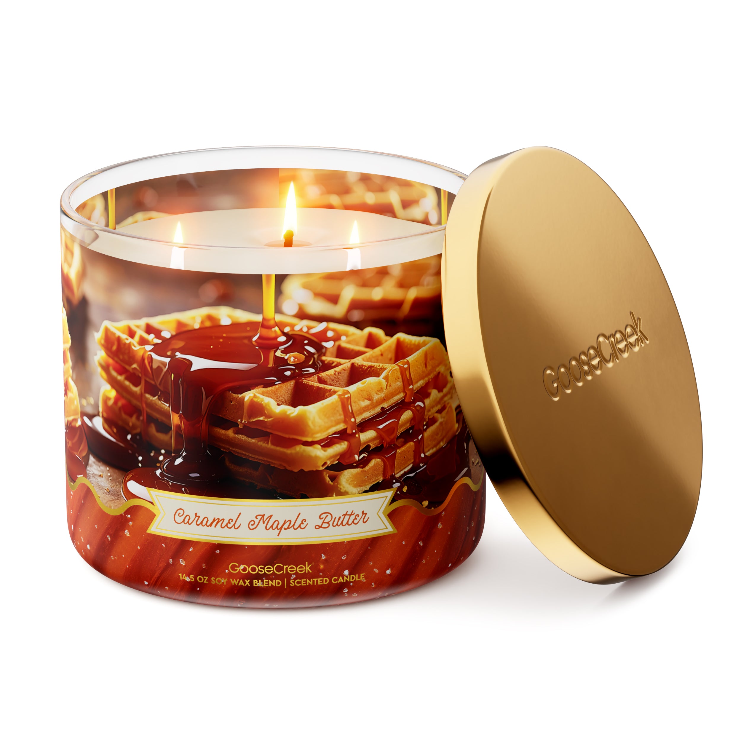 Caramel Maple Butter 3-Wick Candle - Image 3