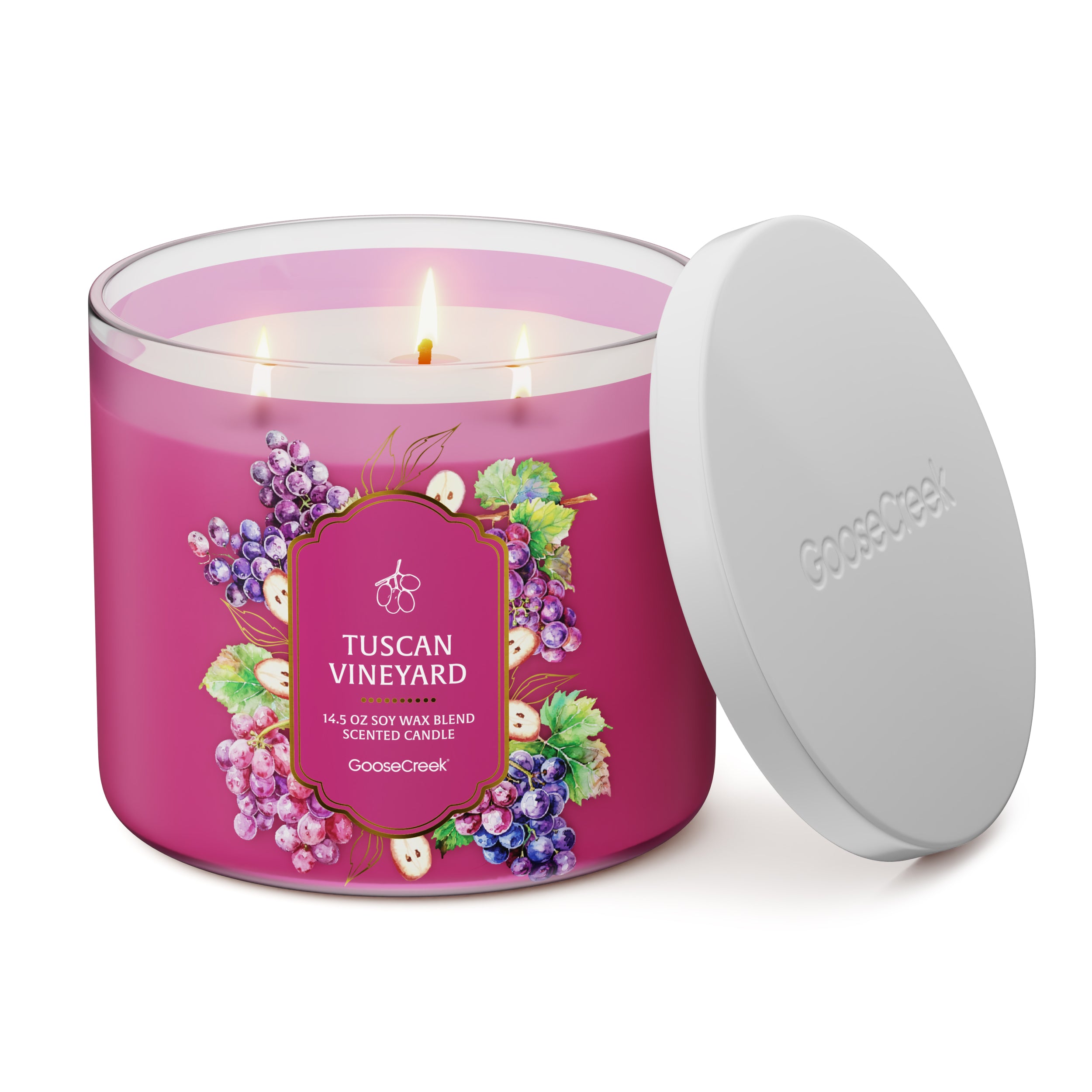 Tuscan Vineyard 3-Wick Candle - Image 3